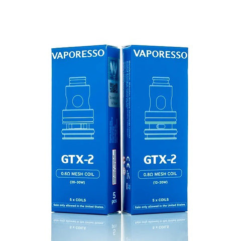 VAPORESSO GTX-2 COILS - 5PK
