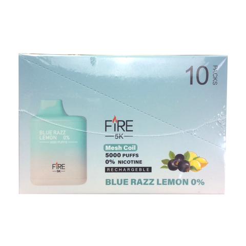 FIRE MEGA DISPOSABLE - BLUE RAZZ LEMON - 5000 PUFFS