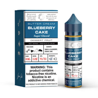 GLAS BASIX E- JUICE - BLUEBERRY CAKE - 60ML