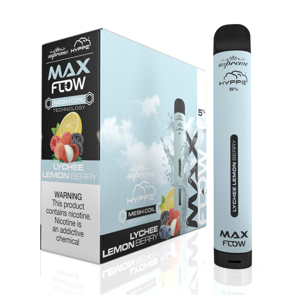 HYPPE MAX FLOW MESH DISPOSABLE - LYCHEE LEMON BERRY - 2000 PUFFS