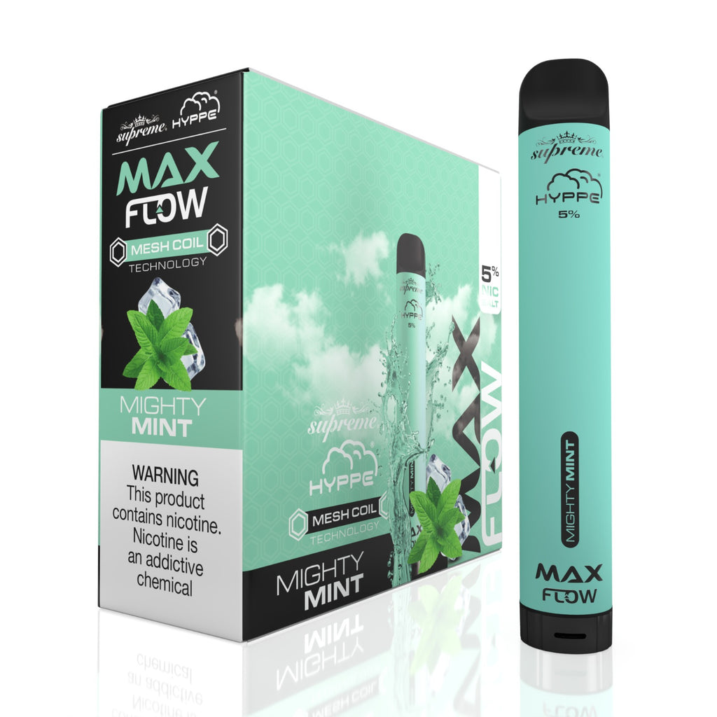 HYPPE MAX FLOW MESH DISPOSABLE - MIGHTY MINT - 2000 PUFFS