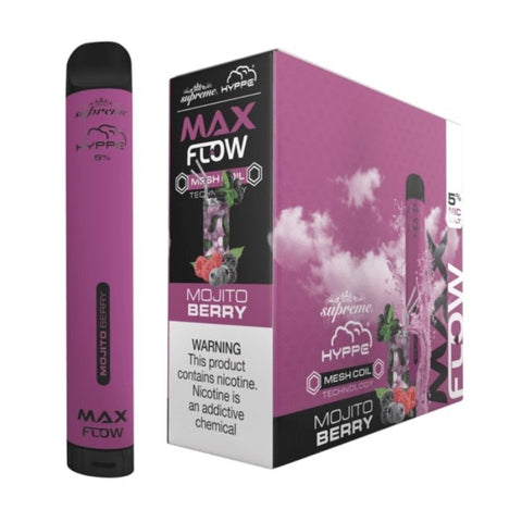 HYPPE MAX FLOW MESH DISPOSABLE - MOJITO BERRY - 2000 PUFFS