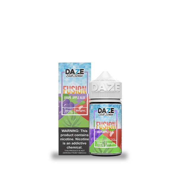 7 DAZE FUSION SALT - GRAPE APPLE ALOE ICED - 30ML